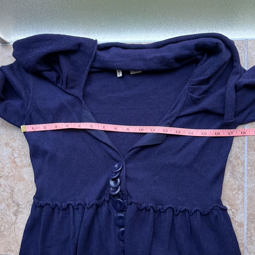 Anthropologie Moth Double Button Sweater Coat — HTF Color - Picture 11 of 16